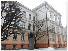 JULIA JANUS Szkoła w której uczył się Tuwim malowana pastelami