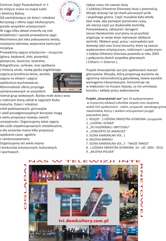 Amerykański Sen program