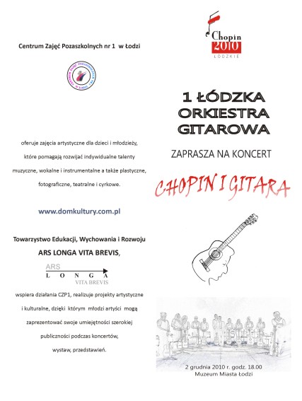 CHOPIN I GITARA program